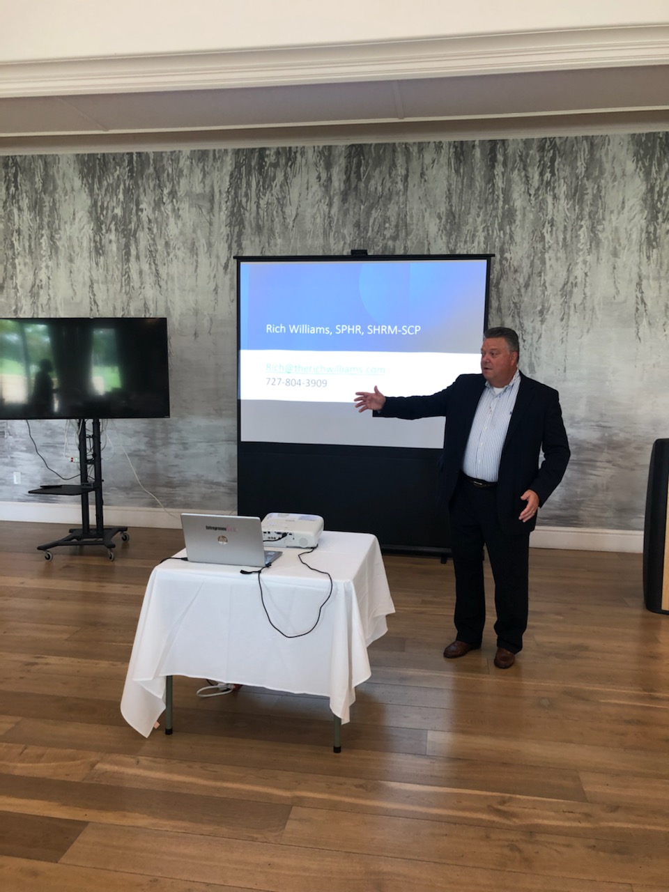 Rich Williams presenting at a conference