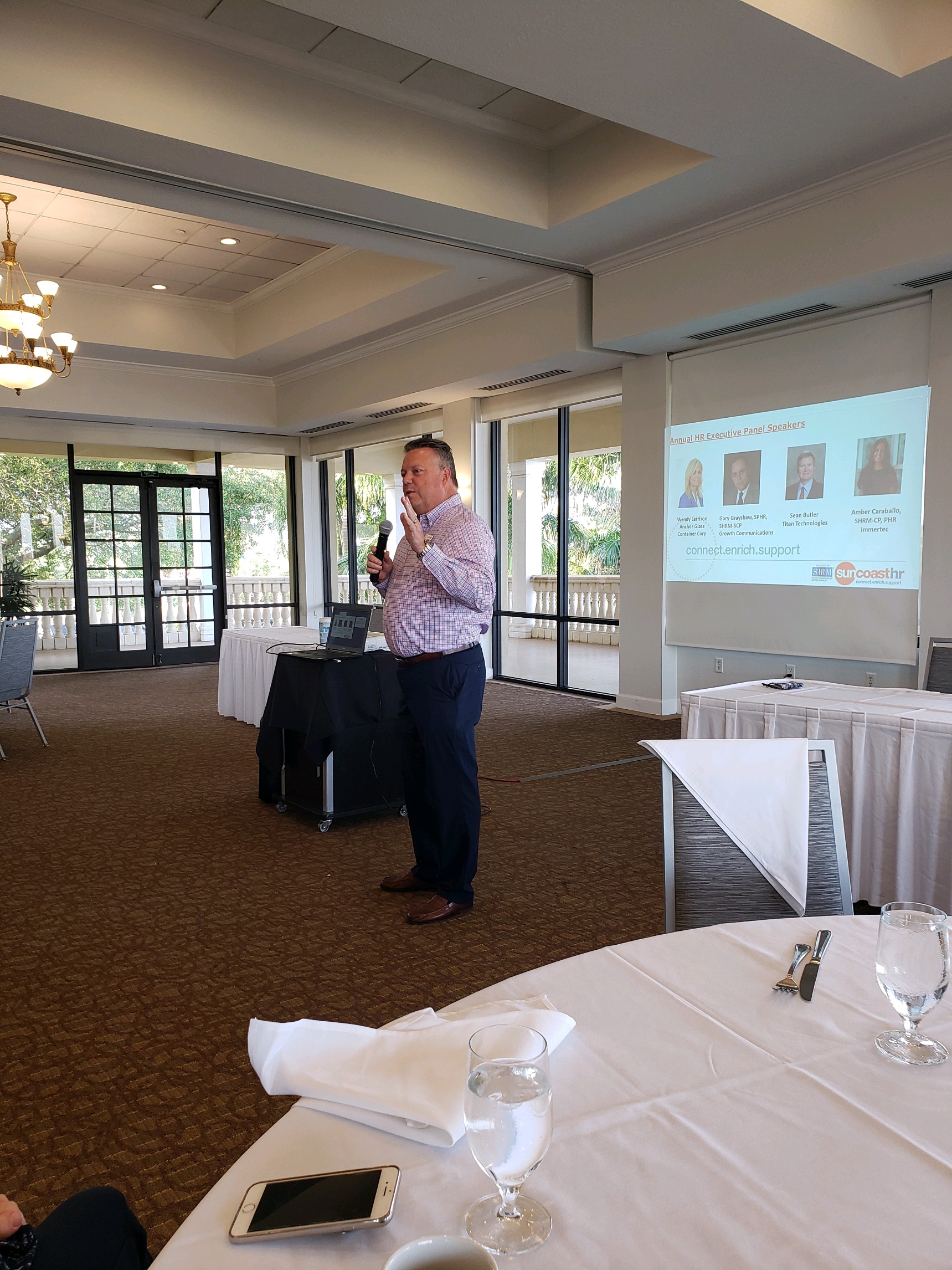 Rich Williams speaking at an event